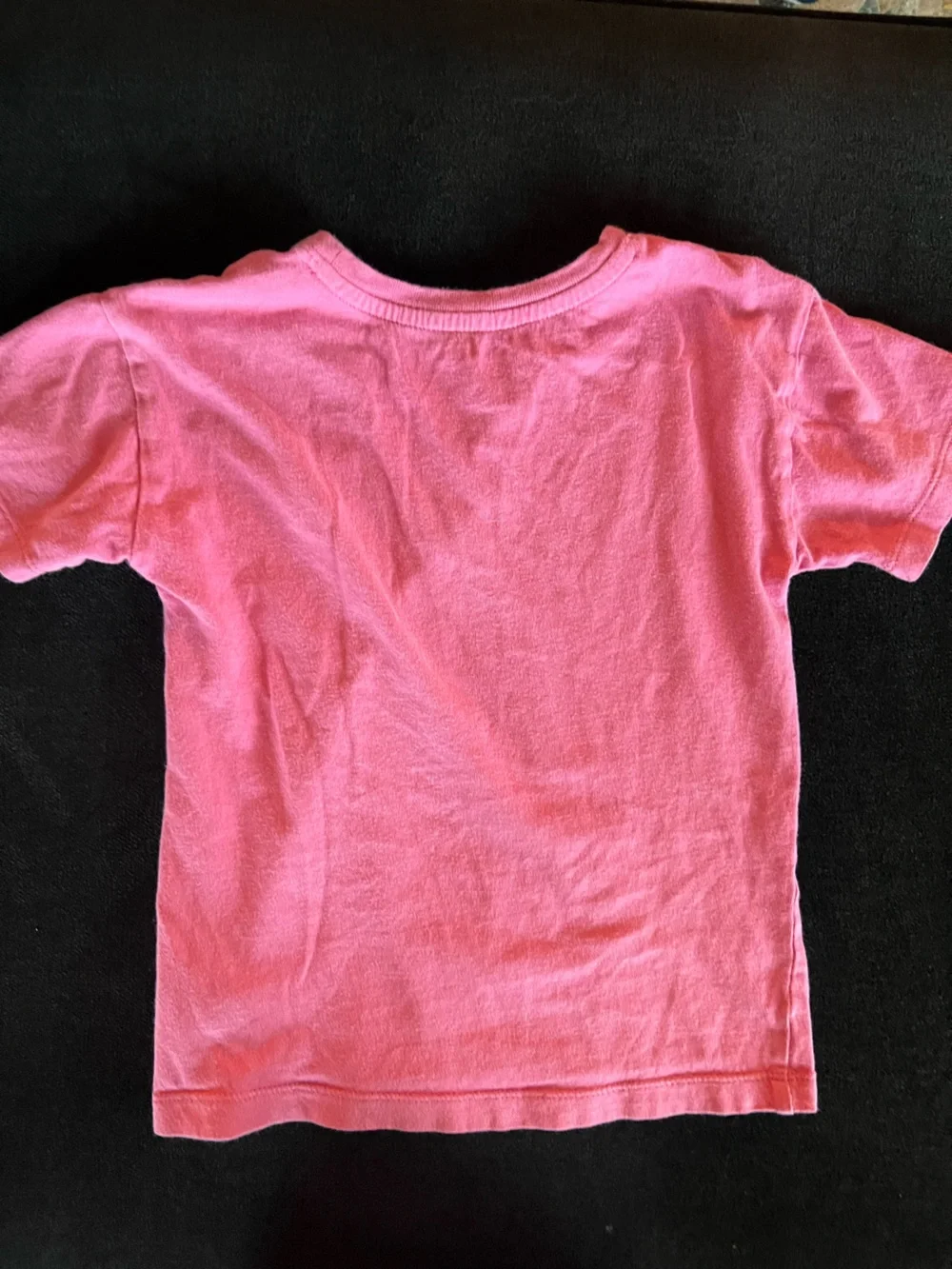 Old Navy Pink Short Sleeve Tee with Gingham Heart